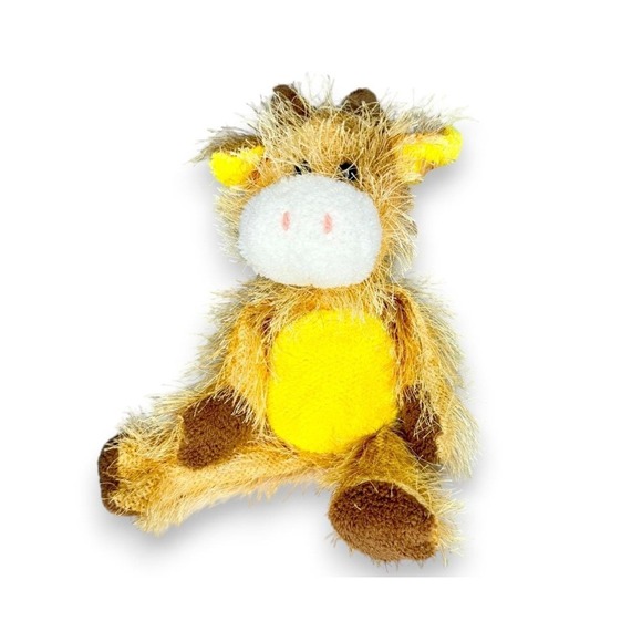 Ty Other - T-Bone the Cow Ty Punkies | Fuzzy Farm Friend | Mint Heart Tag TY Beanie